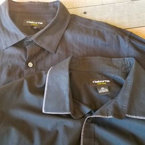 2 Mens Claiborne Shirts LS